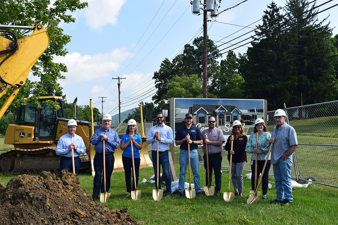 High Point FCU Breaks Ground at New Branch in Bradford.